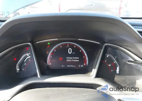 2019 Honda Civic Sport из США, поврежденный, VIN 19XFC2F86KE204242